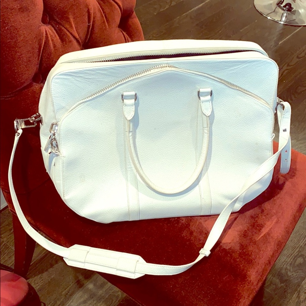 Alexander Wang White Leather Business Bag